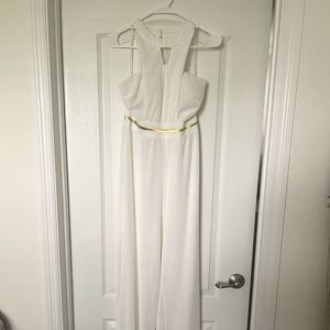 L’ATISTE Crotchet Halter Jumpsuit